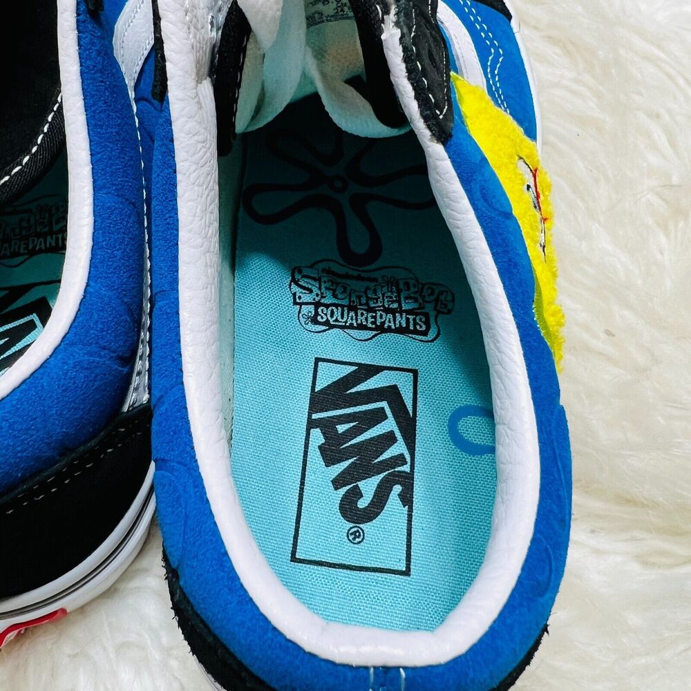Vans X Spongebob Squarepants Old Skool Sneakers Nickelodeon VN0A38G19XD - Picture 5 of 7